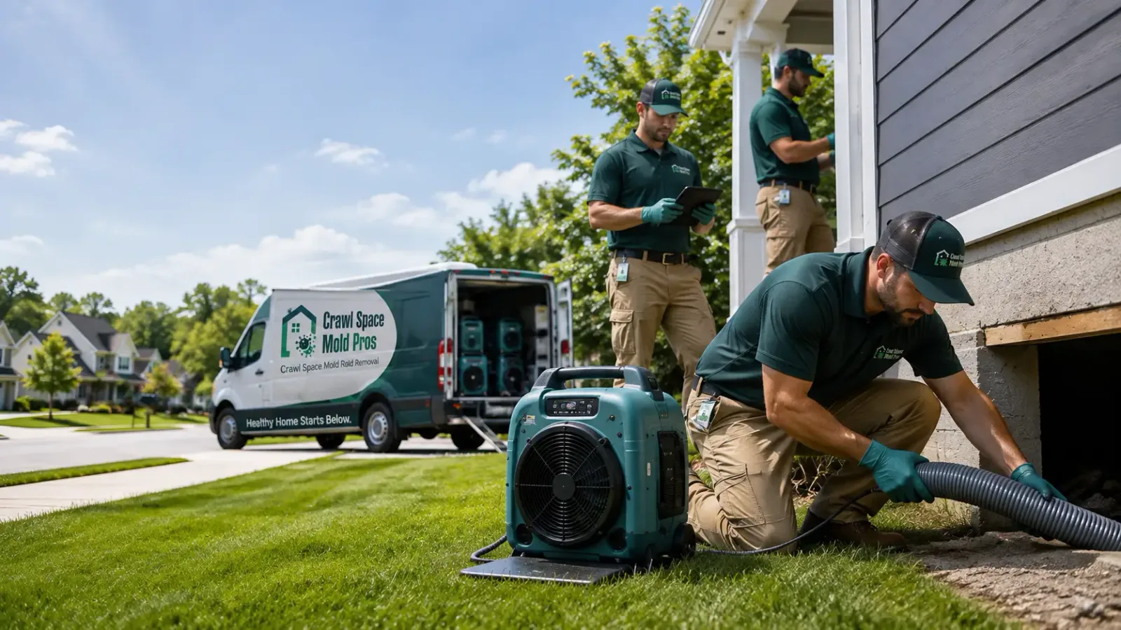 Crawl Space Mold Removal in Shallowater, TX